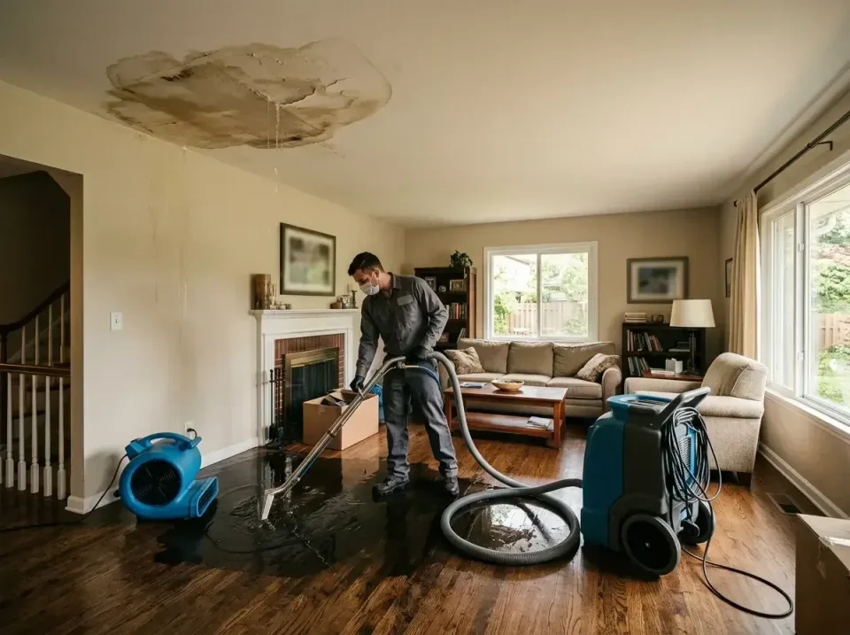 attic-pipe-burst-ceiling-drip-008 — frequently asked questions, Water Damage Restoration & Carpet Care in Fairwood, MD